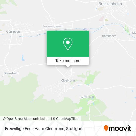 Freiwillige Feuerwehr Cleebronn map