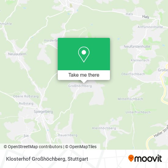 Klosterhof Großhöchberg map