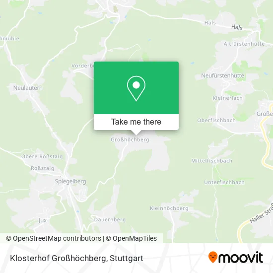 Карта Klosterhof Großhöchberg