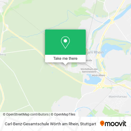 Карта Carl-Benz-Gesamtschule Wörth am Rhein
