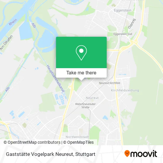 Карта Gaststätte Vogelpark Neureut