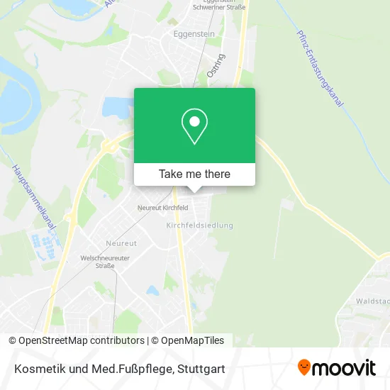 Карта Kosmetik und Med.Fußpflege