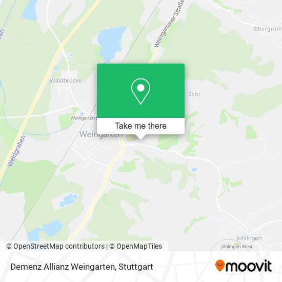 Demenz Allianz Weingarten map