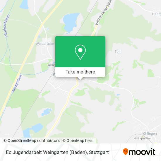Ec Jugendarbeit Weingarten (Baden) map
