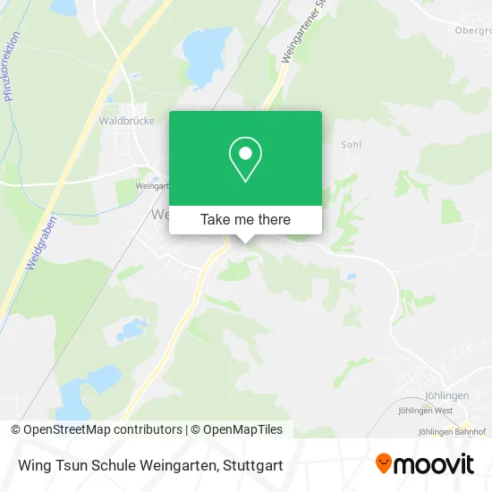 Карта Wing Tsun Schule Weingarten