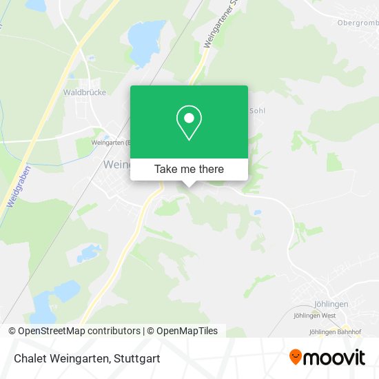 Chalet Weingarten map