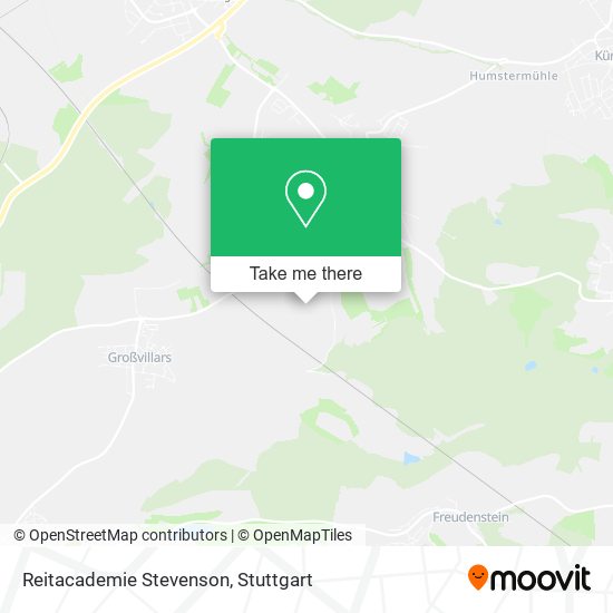 Reitacademie Stevenson map