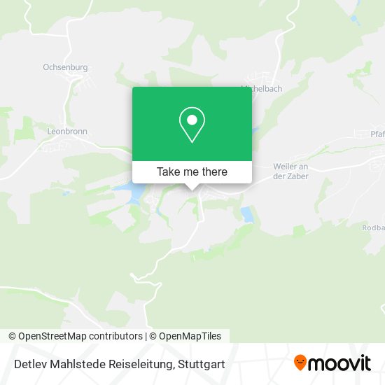 Detlev Mahlstede Reiseleitung map