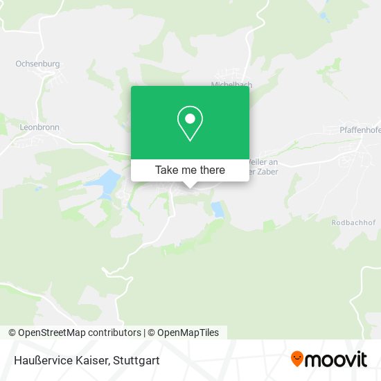 Haußervice Kaiser map