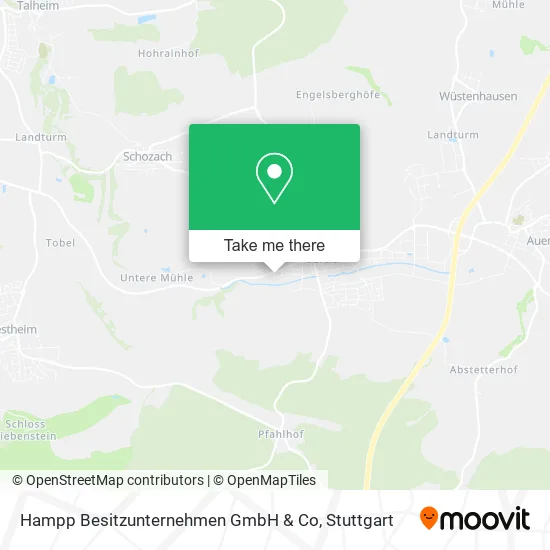 Карта Hampp Besitzunternehmen GmbH & Co