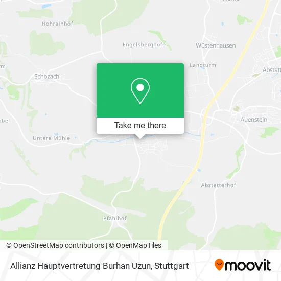 Карта Allianz Hauptvertretung Burhan Uzun