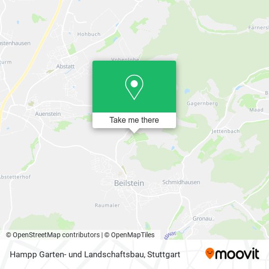 Hampp Garten- und Landschaftsbau map