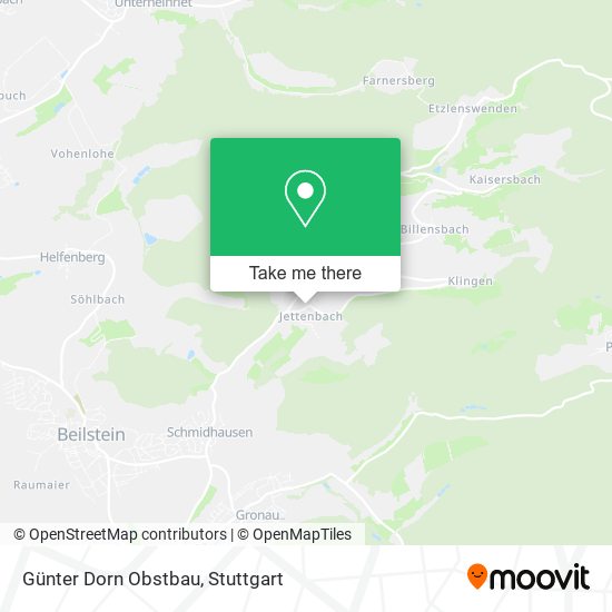 Günter Dorn Obstbau map