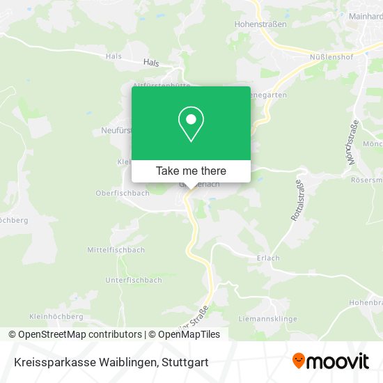 Kreissparkasse Waiblingen map
