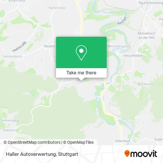 Карта Haller Autoverwertung