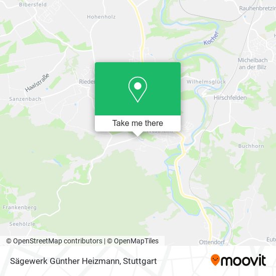Sägewerk Günther Heizmann map