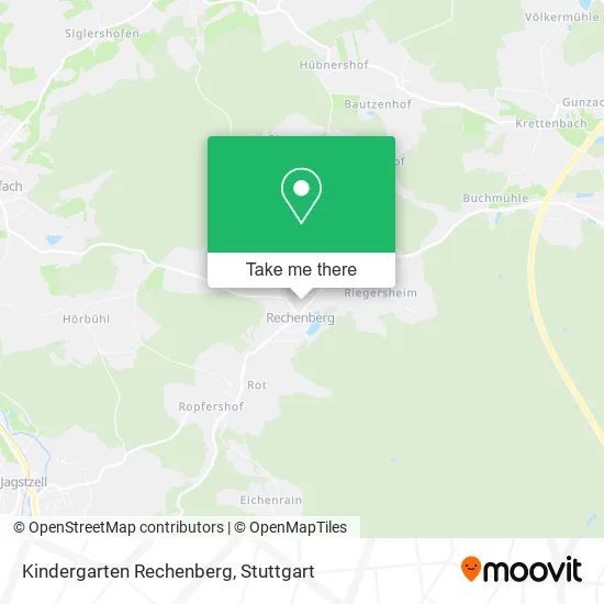 Карта Kindergarten Rechenberg