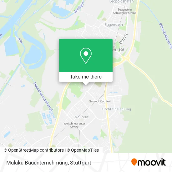 Карта Mulaku Bauunternehmung