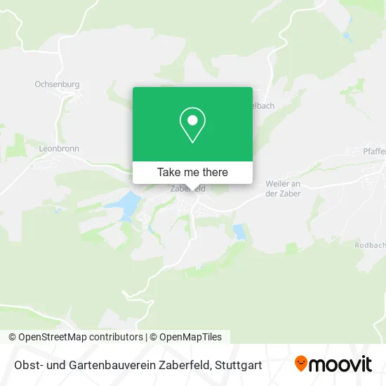 Карта Obst- und Gartenbauverein Zaberfeld