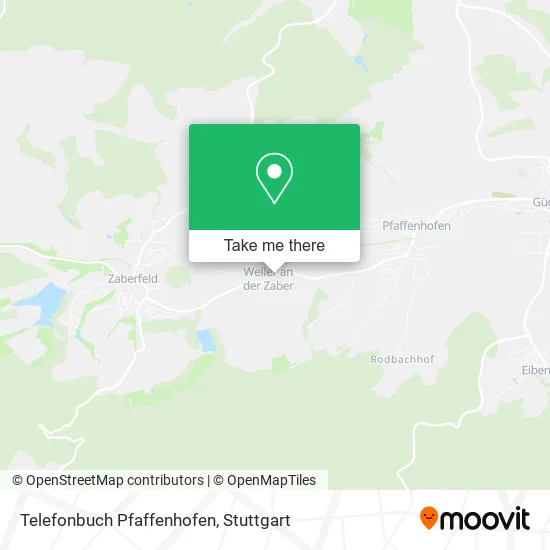 Карта Telefonbuch Pfaffenhofen