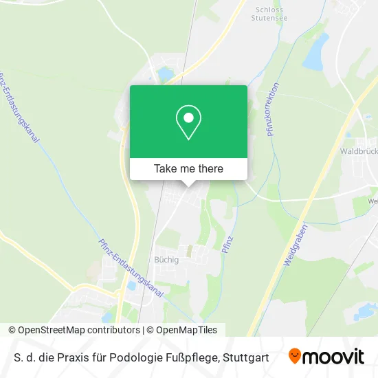 Карта S. d. die Praxis für Podologie Fußpflege