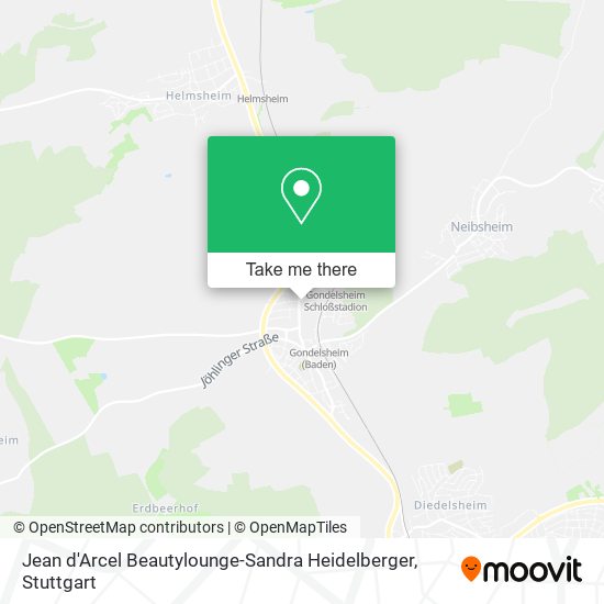 Карта Jean d'Arcel Beautylounge-Sandra Heidelberger