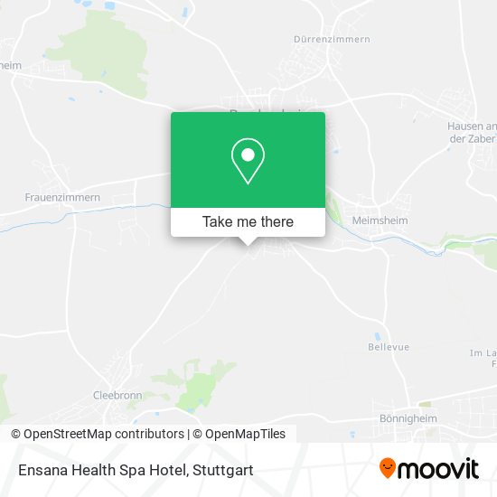 Ensana Health Spa Hotel map
