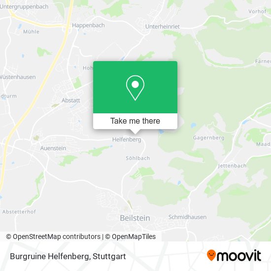Burgruine Helfenberg map