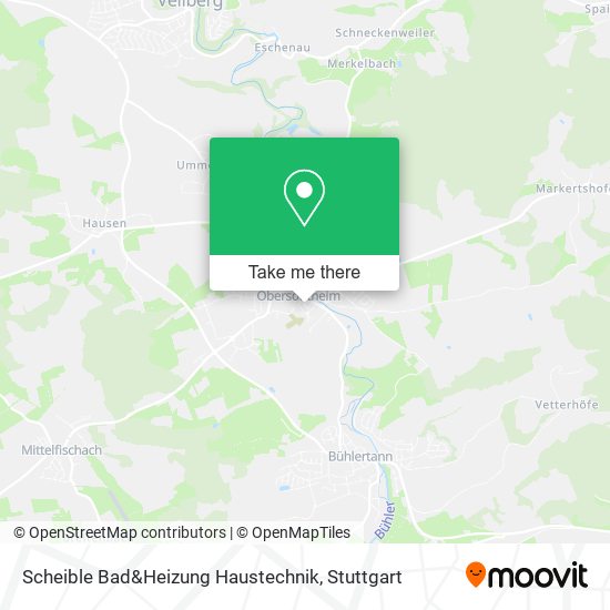 Scheible Bad&Heizung Haustechnik map