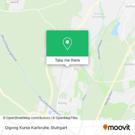 Карта Qigong Kurse Karlsruhe