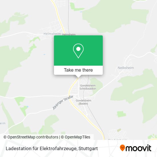Ladestation für Elektrofahrzeuge map