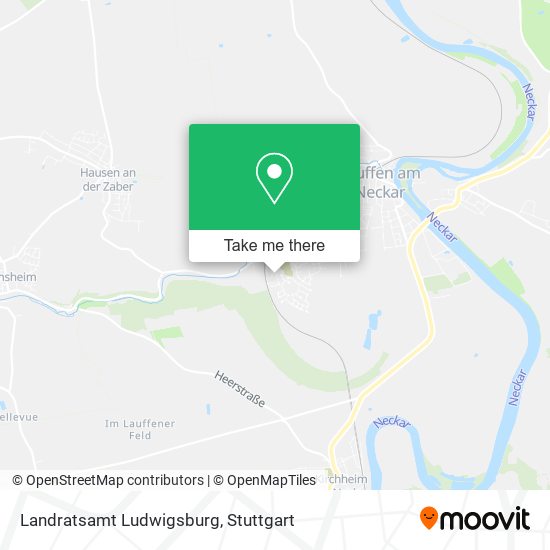 Landratsamt Ludwigsburg map