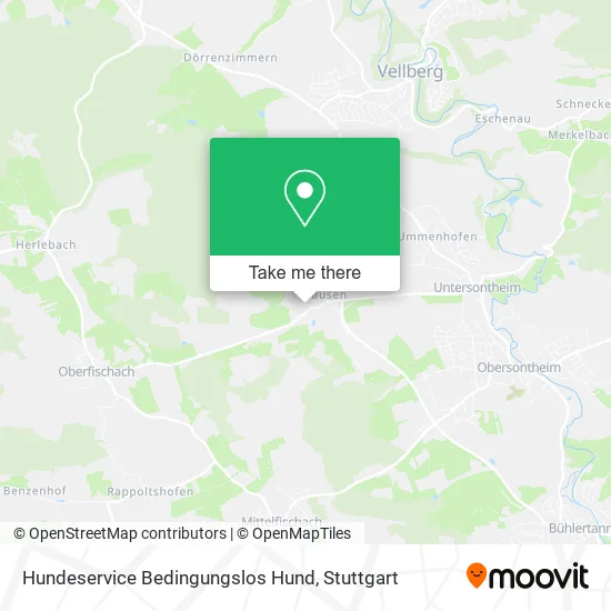 Карта Hundeservice Bedingungslos Hund