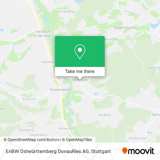 EnBW Ostwürttemberg DonauRies AG map