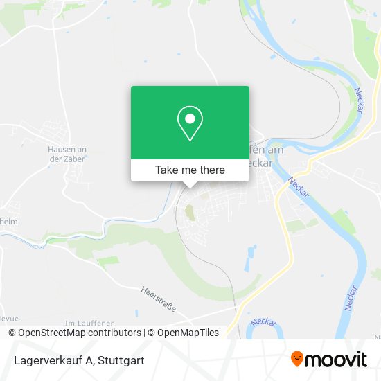 Lagerverkauf A map