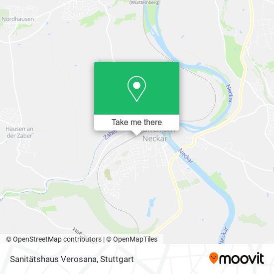 Sanitätshaus Verosana map