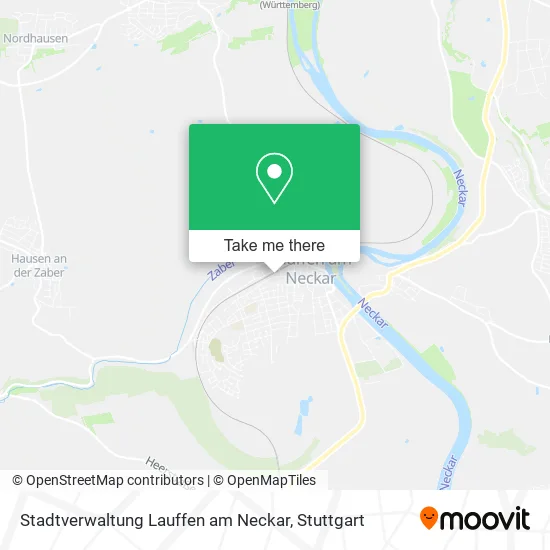 Карта Stadtverwaltung Lauffen am Neckar