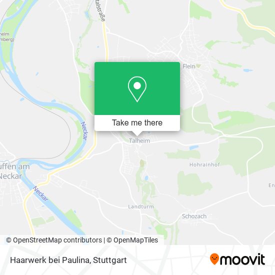 Карта Haarwerk bei Paulina
