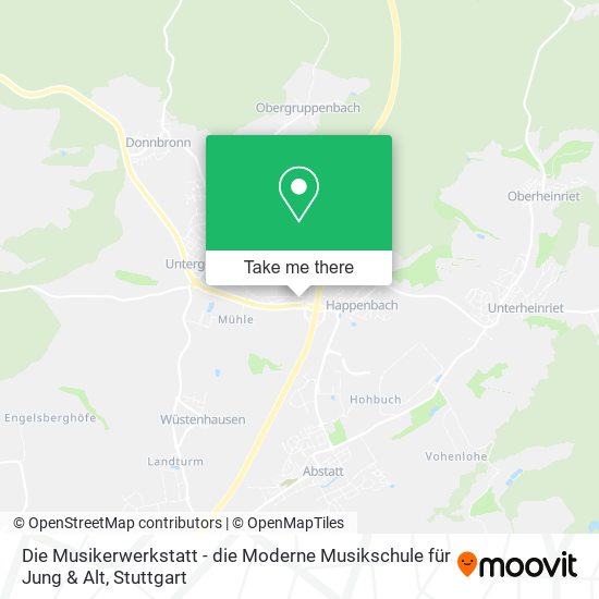 Карта Die Musikerwerkstatt - die Moderne Musikschule für Jung & Alt