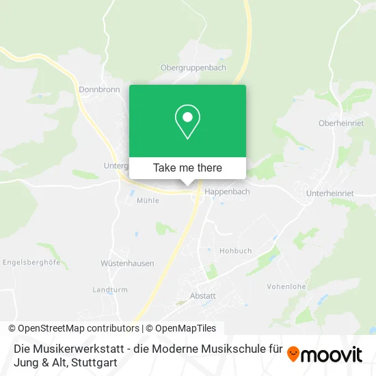 Карта Die Musikerwerkstatt - die Moderne Musikschule für Jung & Alt