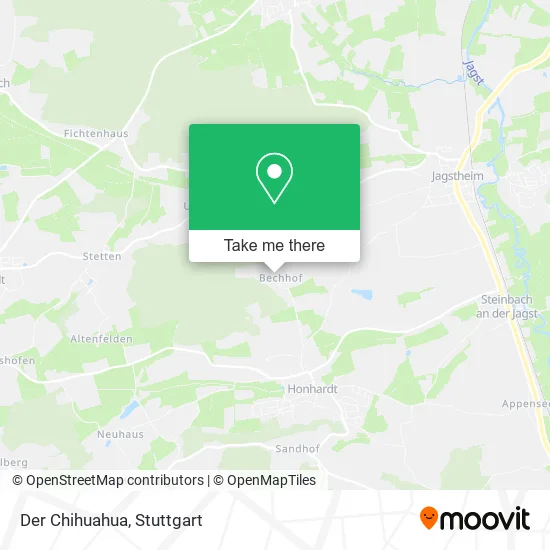 Der Chihuahua map