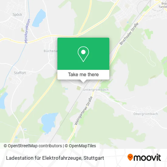 Карта Ladestation für Elektrofahrzeuge