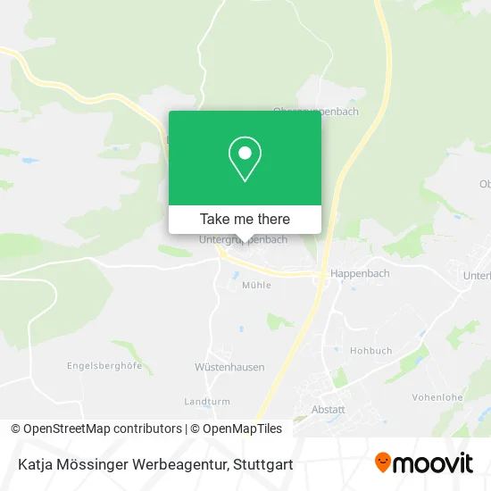 Карта Katja Mössinger Werbeagentur