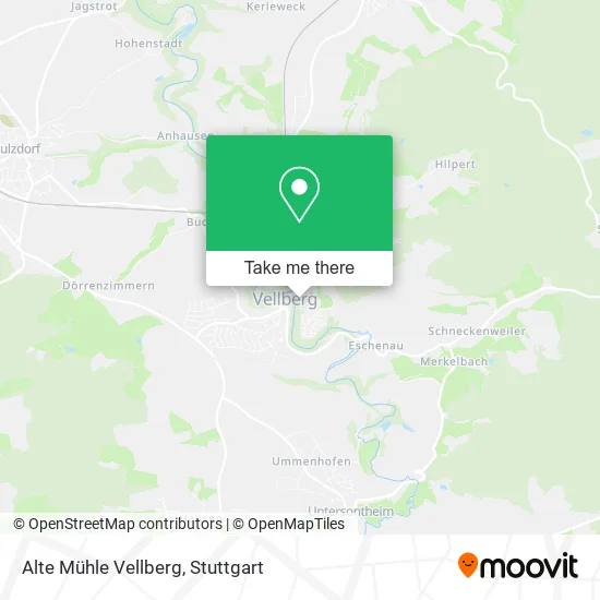 Карта Alte Mühle Vellberg