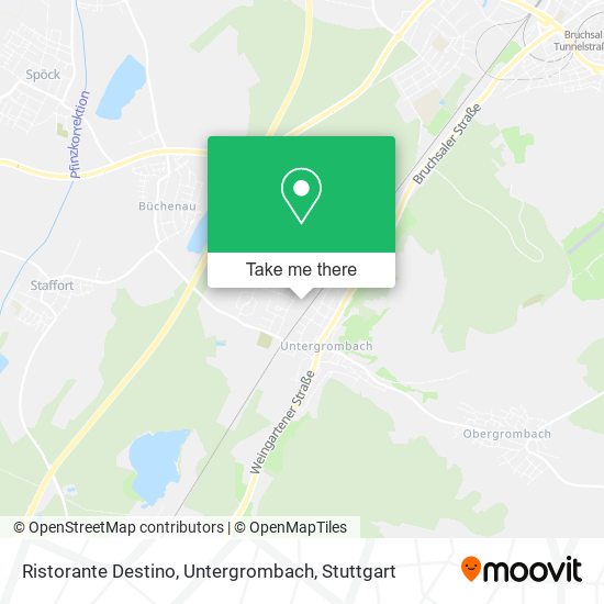 Карта Ristorante Destino, Untergrombach