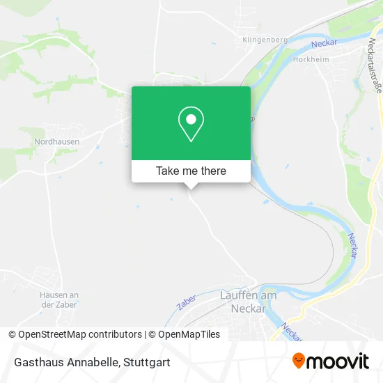 Gasthaus Annabelle map