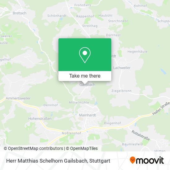 Herr Matthias Schelhorn Gailsbach map