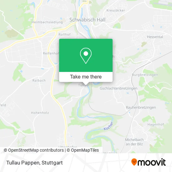 Карта Tullau Pappen