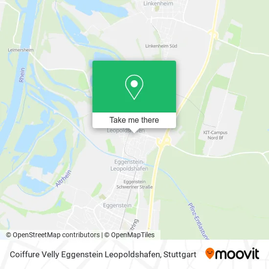 Карта Coiffure Velly Eggenstein Leopoldshafen