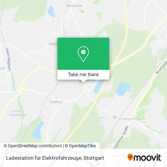 Карта Ladestation für Elektrofahrzeuge